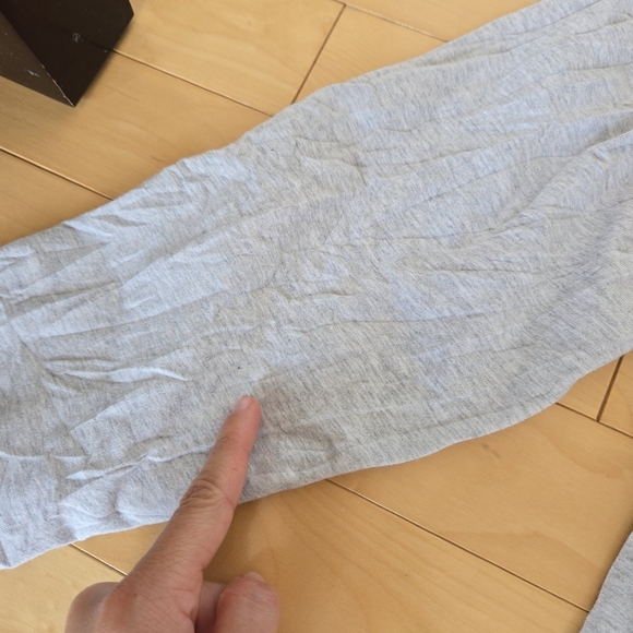 SKIMS mens size large long sleeve heathered grey tee top - Picture 10 of 11